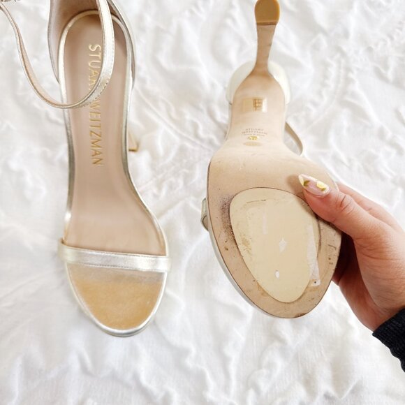 Stuart Weitzman Nudistcurve Hollywood Sandal Size 11 - Picture 10 of 11